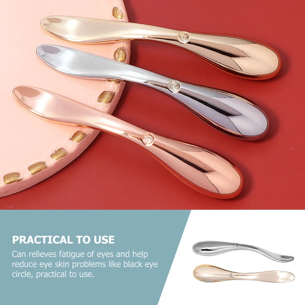 2 stücke Auge Massage Werkzeuge Kompakte Augencreme Applikatoren Glatte Stangen Tragbare Gesichts Hautpflege Massage Sticks Für Make-Up Schönheit