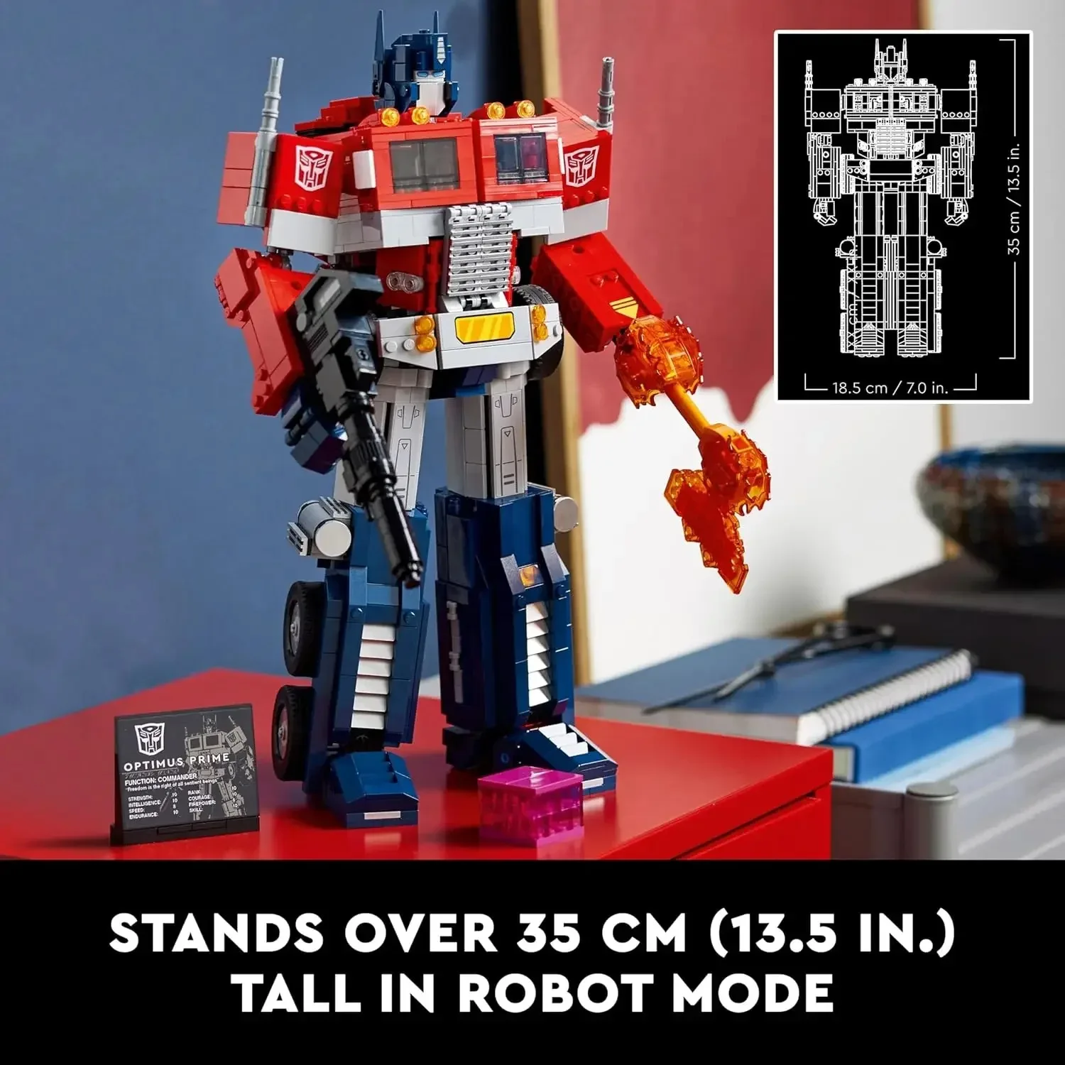 Figurines de camion Robot à Transformation technique, 1580 pièces, modèle créatif 2 en 1, blocs de construction 10302, ensembles de briques, jouets cadeaux de noël