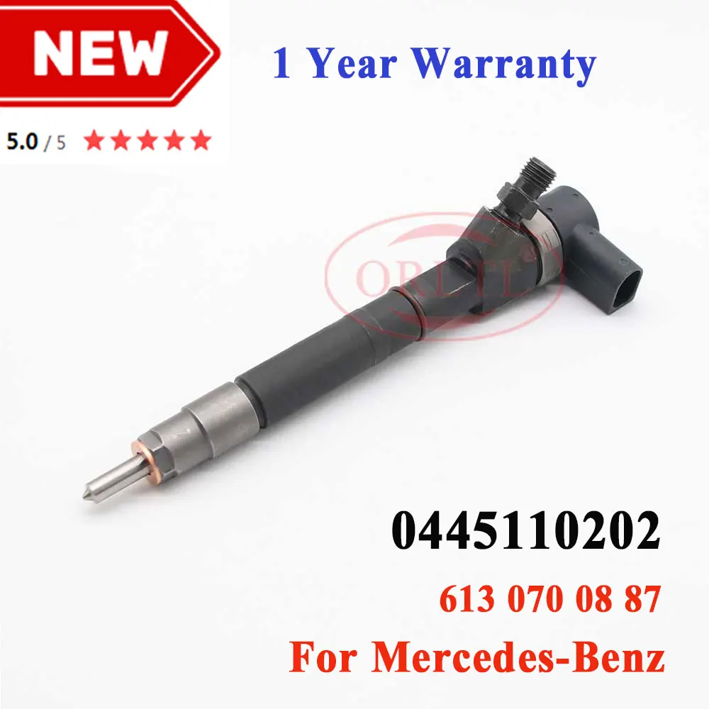 

New 0445110202 Common Rail Injector Assy 0 445 110 202 6130700887 6130700587 For Diesel Engine