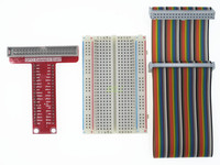 Raspberry Pi 3&Raspberry Pi 2 Model B plus T , expansion DIY kit (400 holes+GPIO cable + breadboard + GPIO T-adapter plate)