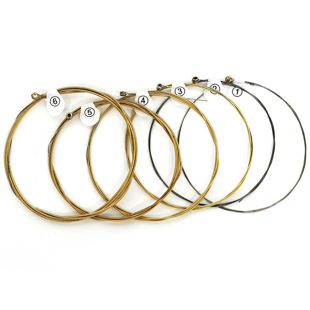ZIKO Acoustic Guitar Strings Brass Hexagon Alloy Wire Pure Copper Anti-Rust Coating DCZ-013L Acoustic Guitar Strings Accessories