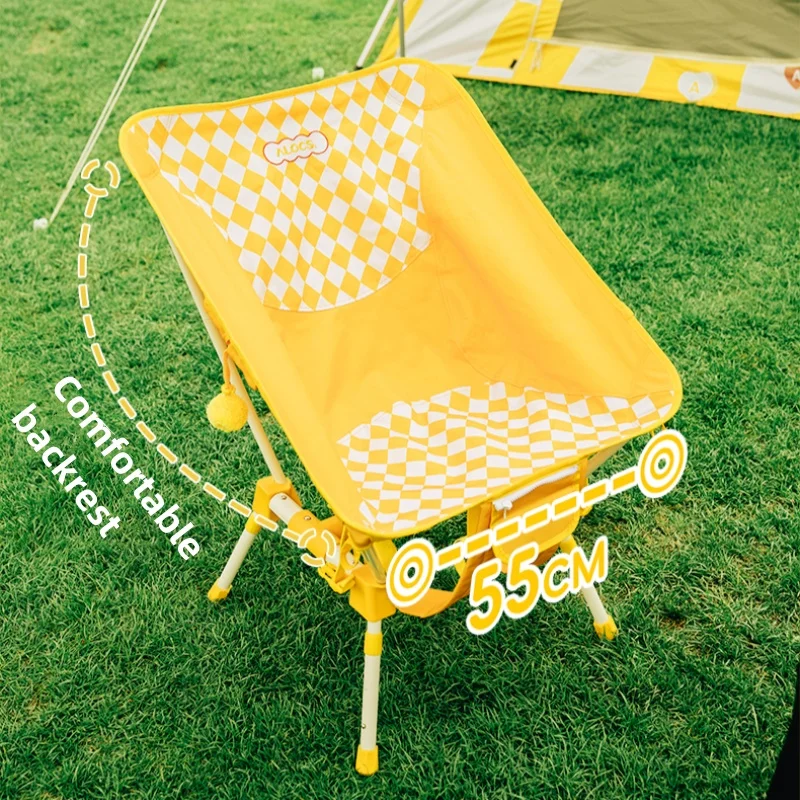 600D ткань Оксфорд, материал LoveHome, складной пляжный уличный стул, портативное сиденье для кемпинга, лунное сиденье, регулируемое высоту, можно хранить