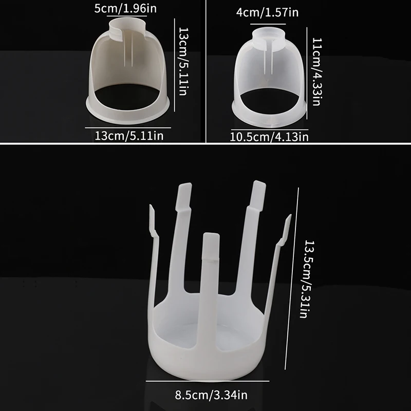 결혼식을위한 1 Pcs 꽃다발 하단 웨딩 장식 홀더 DIY 신부 플라스틱 포장 꽃 스탠드