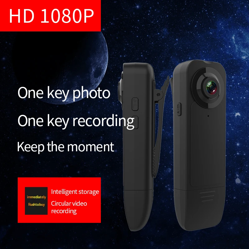 A18 Mini Camera HD 1080P Pen Cam Night Vision Micro Camcorder Bodycam DV Video Recorder for Home Sports Class Online Meeting
