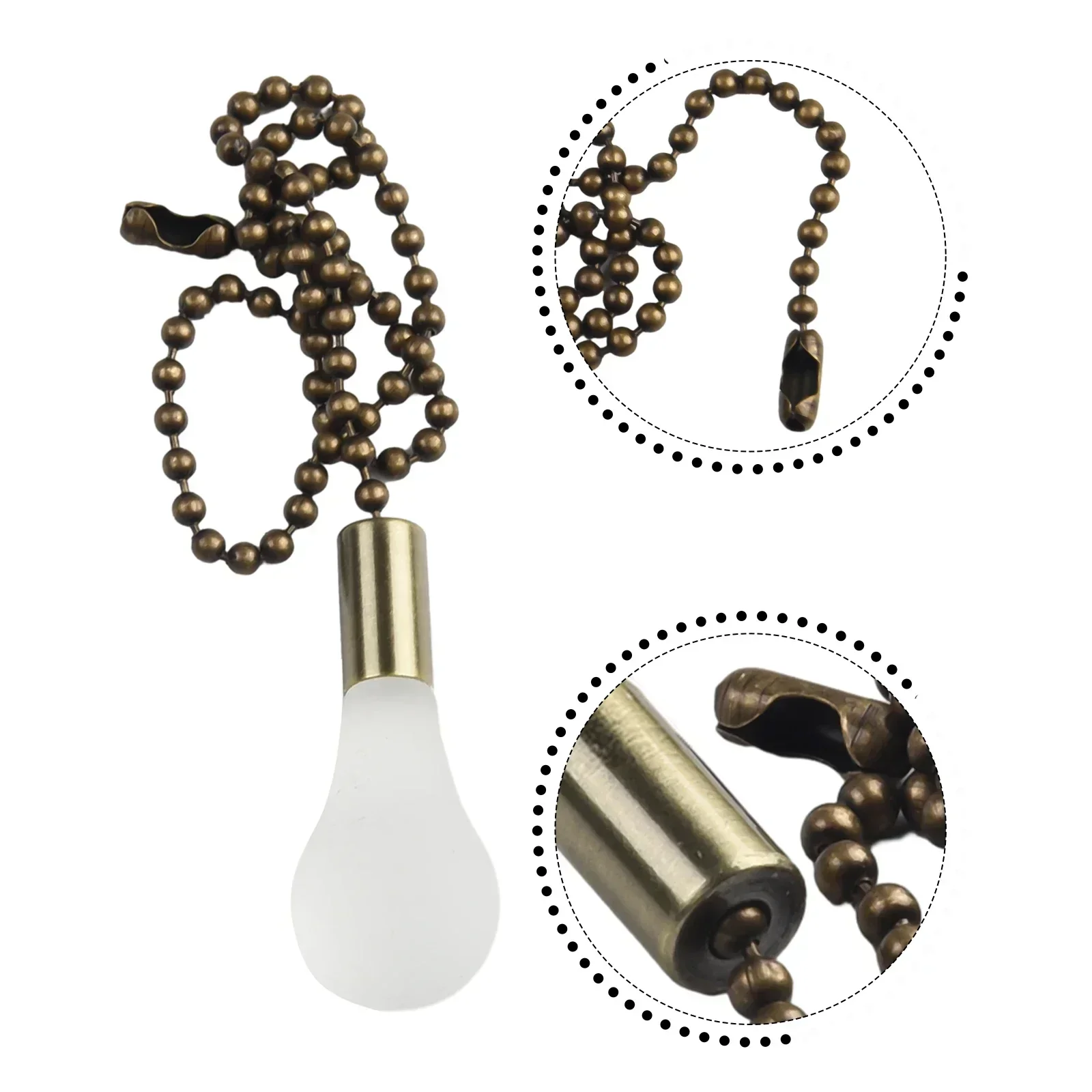 

12" Pendant Lamp 12Inch Pulls Ball Beaded Decor Decoration Lights 2Pcs Metal 2X Pendant 2pcs Parts Replacement