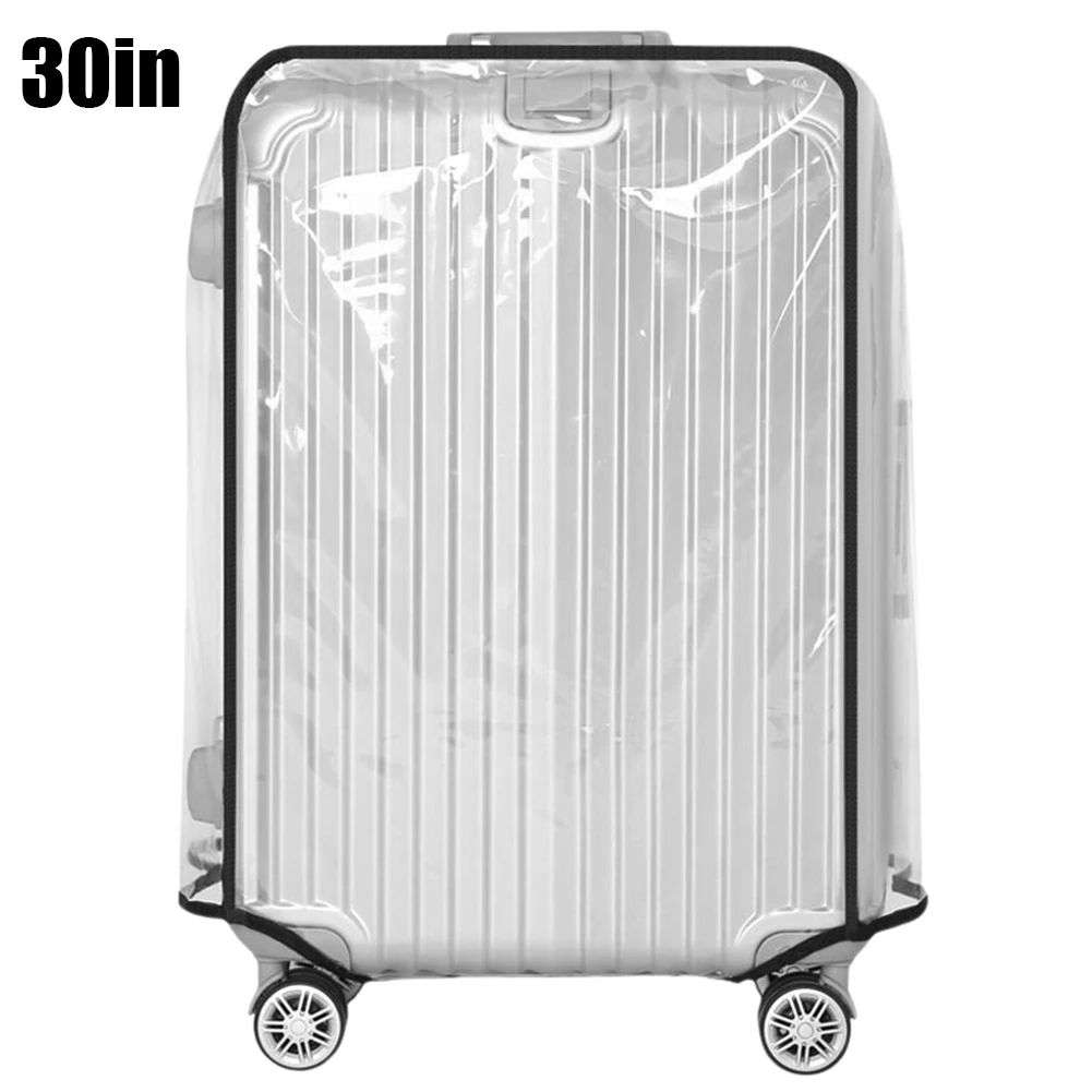 

18-30inch Clear Suitcase Cover Protector Transparent Travel Luggage Protector PVC Waterproof Wheeled Suitcase Travel Accessories