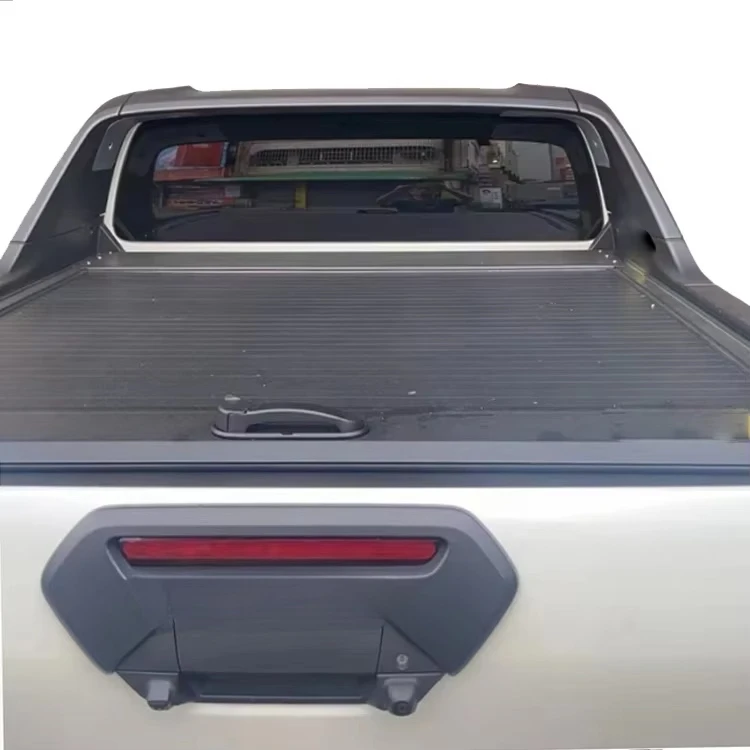 Electric Roller Shutter Cover Aluminum Alloy Hard Retractable Waterproof Anti-theft Tonneau Cover for Hilux Revo Vigo