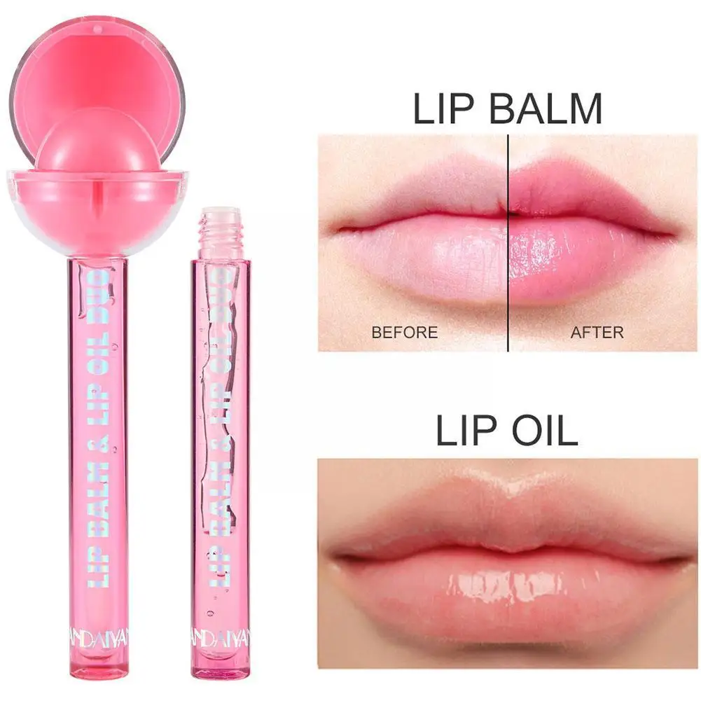 Color-changing Lip Balm Lipstick Moisturizing Lip Lip Makeup Lip Oil Gloss Care Cosmetics G7N8