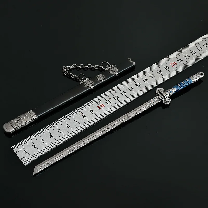 22 cm Cangyuan Diagramm Anime Waffe Modell Meng Chuan Tang Horizontale Messer Figur Dekorationen Katana Samurai Messer Spielzeug Schwert Geschenk