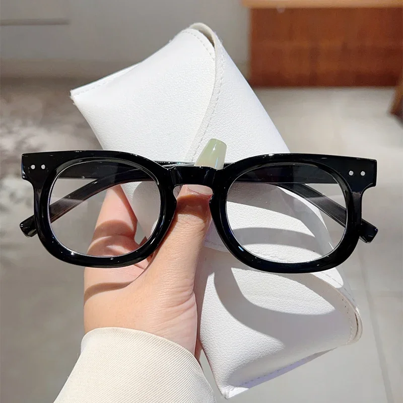 KAMMPT Vintage Round Glasses New Candy Color Rim Blue Light Blocking Optical Frames Women Trendy Brand Design Stylish Eyeglasses