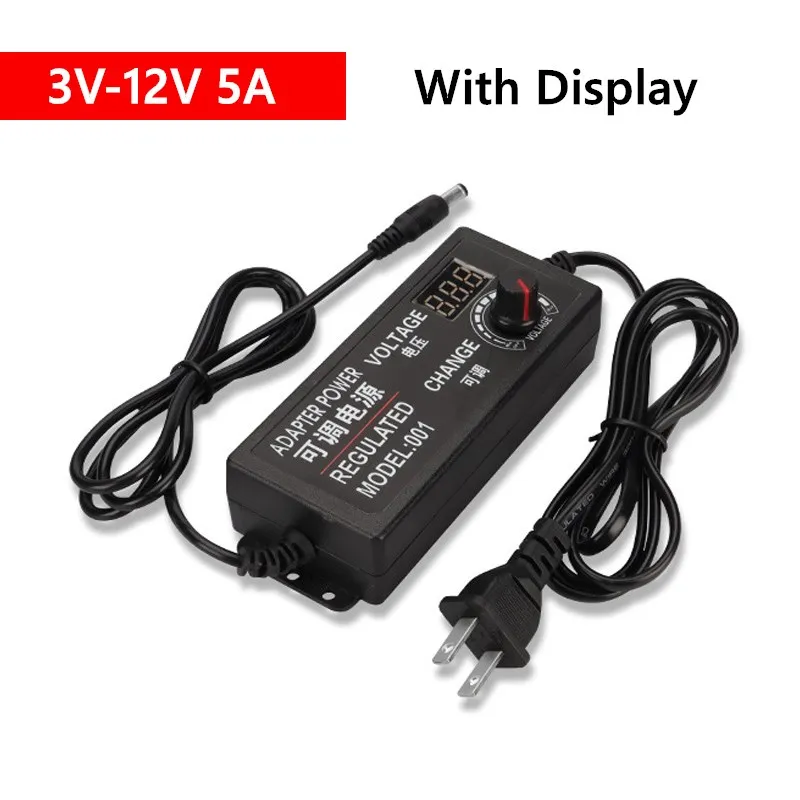 3V 9V 12V 24V 36V Einstellbare AC DC Netzteil Adapter 12V Volt 1A 2A 3A 5A 10A Mit Jack Adapter Stecker Weibliche Haushaltsgeräte