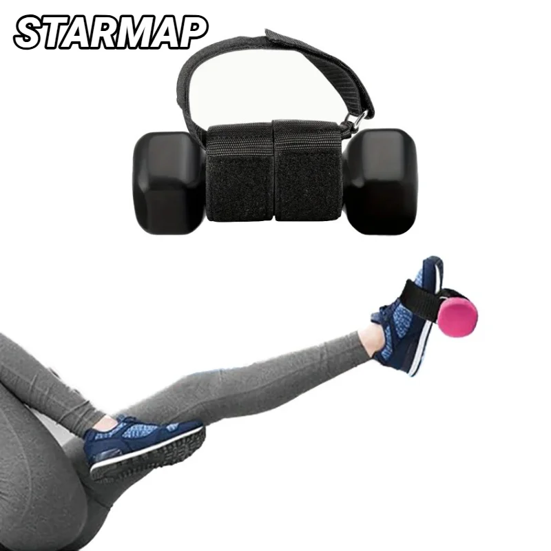 Faixa de Tornozelo Ajustável para Halteres, Confortável e Robusta, para Treinamento de Tibial, Suporte para Canela e Alívio de Tendões