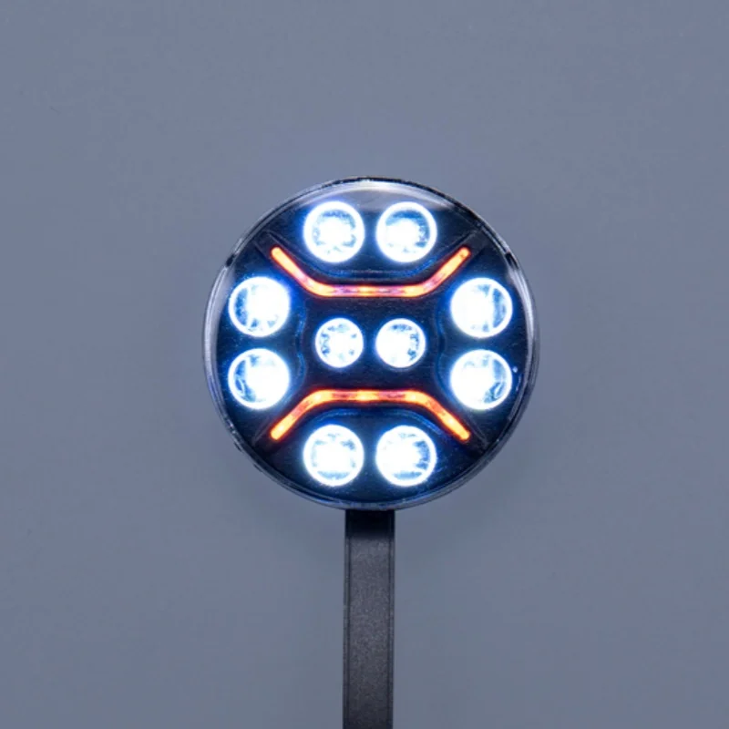 RC 1/14 Truck Car Roof Spotlight Multi-Mode 5V LED light F04-Y10 For Tamiya RC Tractor Truck 1 14 Parts Crawler TRX4 Accessories