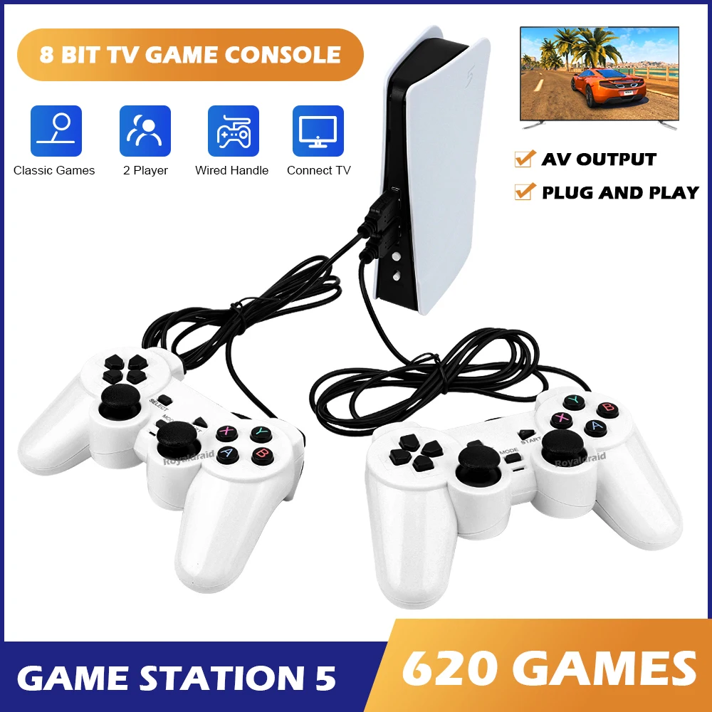 GS5 G620 Consola Retro 8 Bits: La Mejor Elección para los Amantes del Juego Clásico en 2024