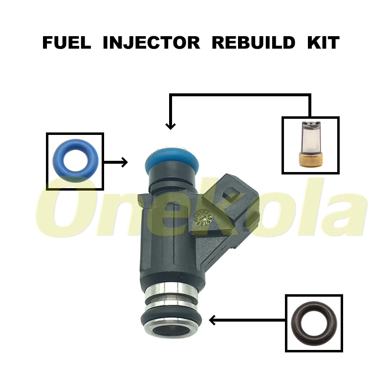 

Fuel Injector Seal O-Ring Kit Seals Filters for Chinese cars 25349017