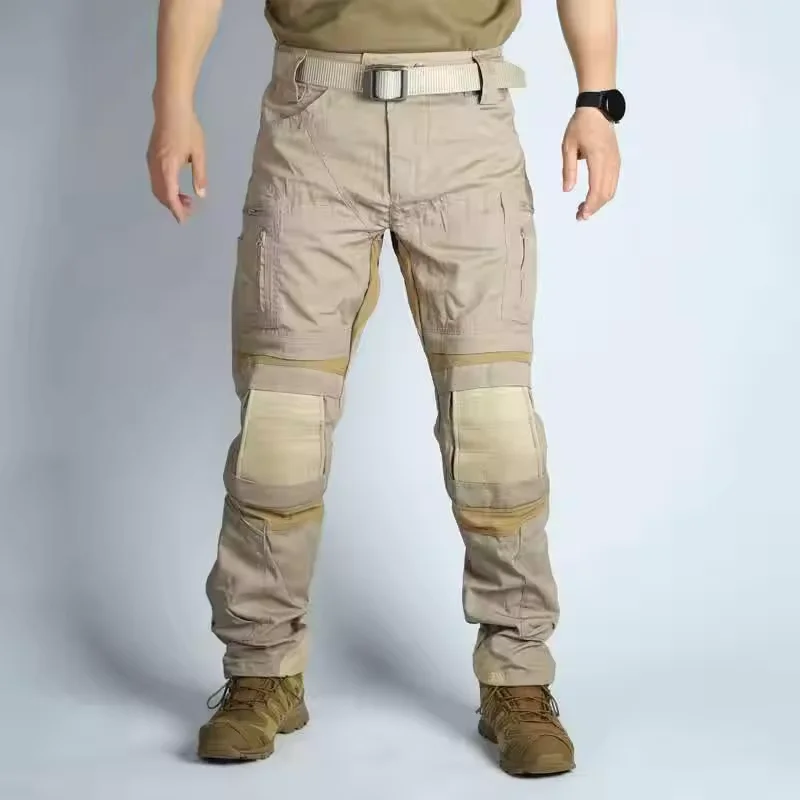 

Men's Combat Pants Multi Camouflage Trousers Airsoft Hunting Paintball Tactical Outdoor Hiking Pants Ripstop Camo Cargo Pants