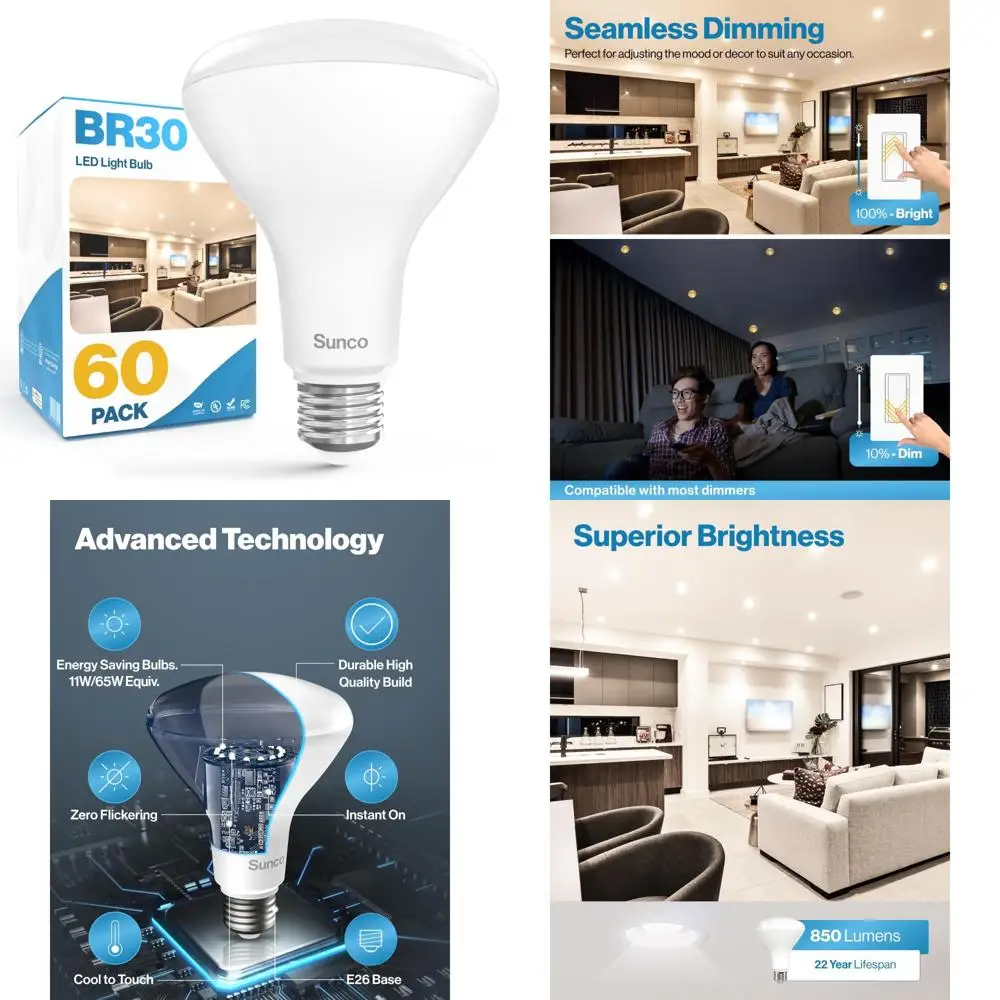 Led BR30 Recessed C… - image