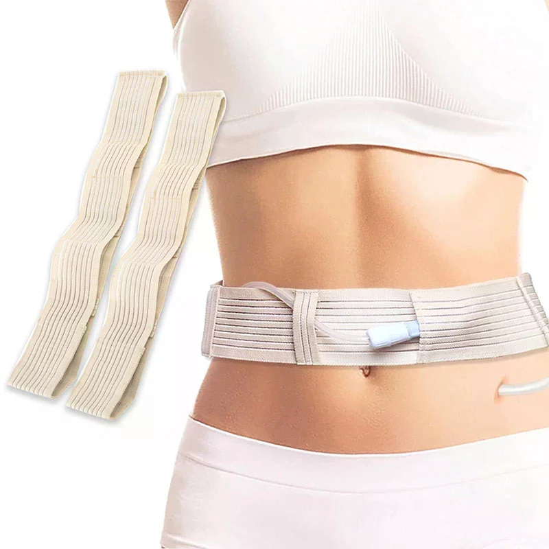 

Регулируемый дышащий бандаж для живота S/M/L, защитный ремень для перитонеального диализа, аксессуар для защиты трубки для перитонеального диализа