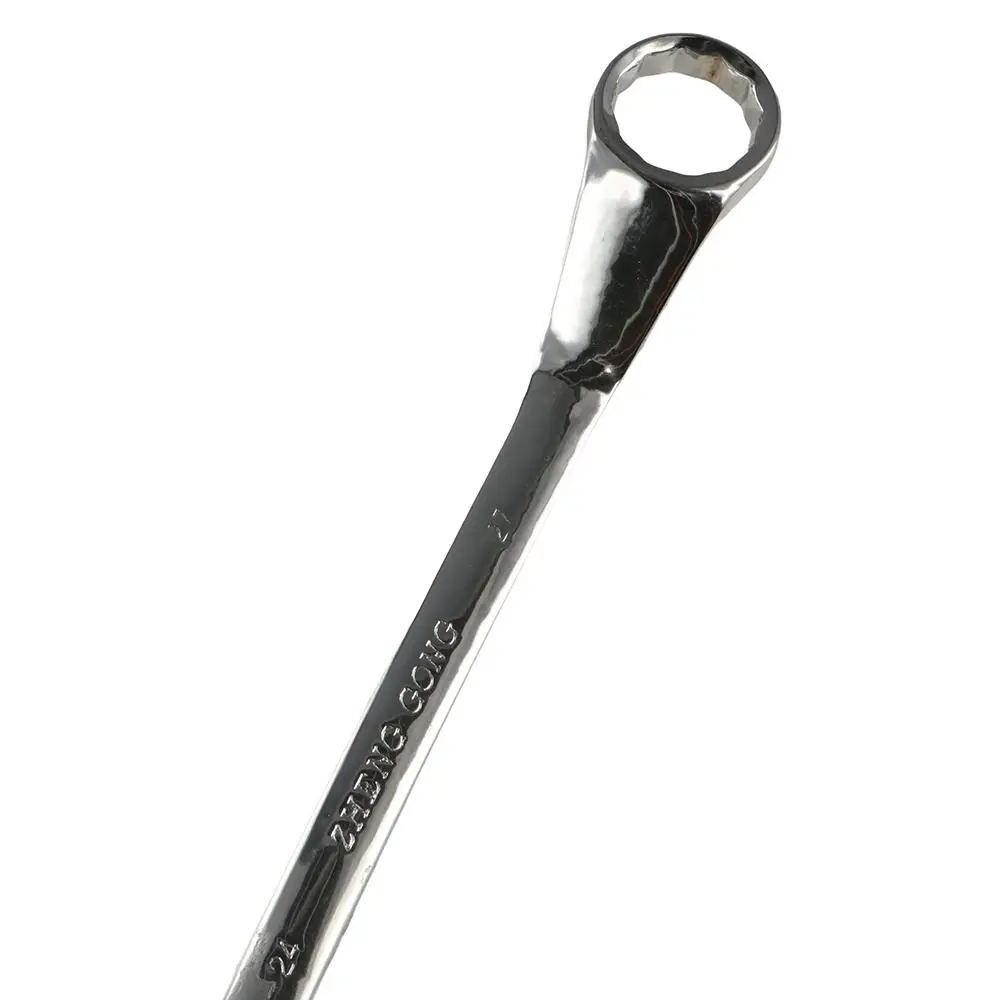 

Practical 45-Degree Double Box End Wrench Metric Chrome Steel Offset Ring Spanner 6-27mm Offset Handle Torx Spanner Household