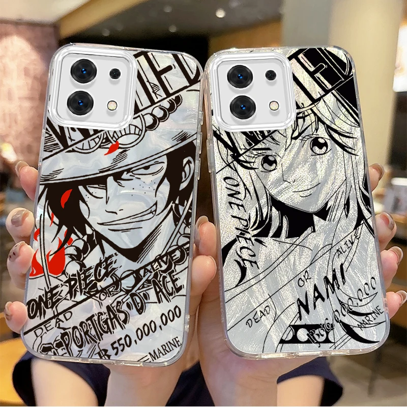 

Popular O-One Pieces Ace Anime Phone Case For Redmi Note13 12 11 10 9 ProPlus 14C 13C 12C 10C 9C A3 A2 A1 Hard Shockproof Cover