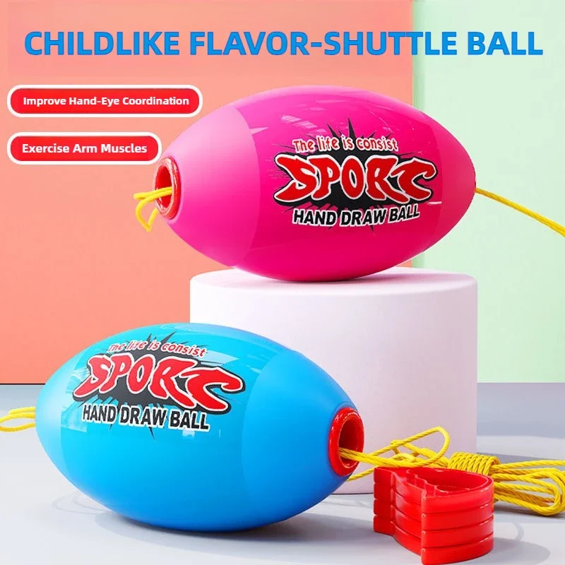 

Kids Strength Builder Game Set - Fun Elastic Pull & Quick-Throw Balls for Outdoor Parent-Child Fitness Activities