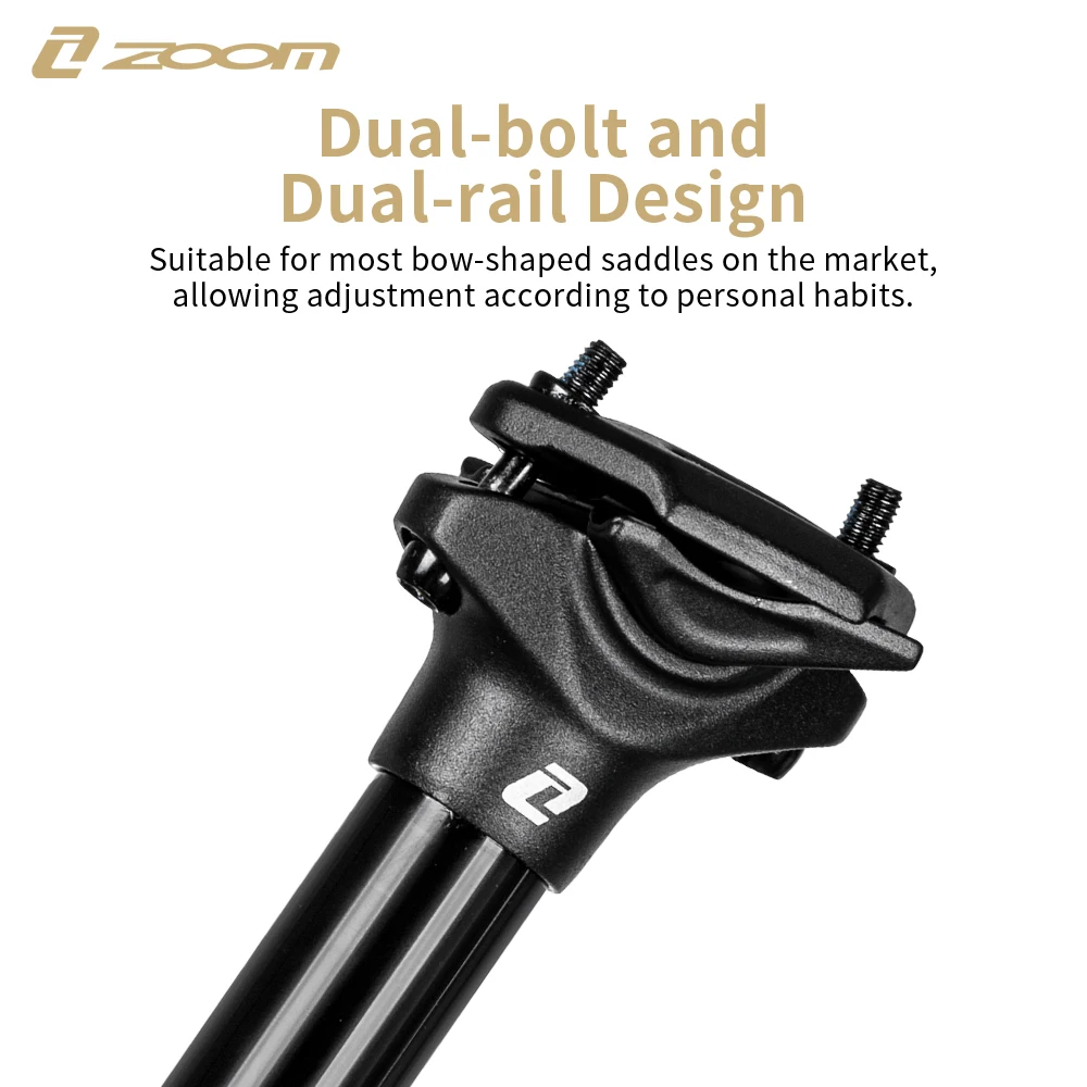 جديد زووم دراجة بالقطارة Seatpost 30.9/31.6 مللي متر قطر 150/200 مللي متر السفر سبائك الألومنيوم ل الجبلية الطريق دراجة الدراجات اكسسوارات
