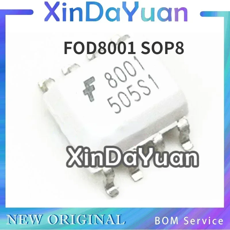 10 pcs FOD8001 SOP-8 F8001 HCPL-8001 Photoelectric Coupling