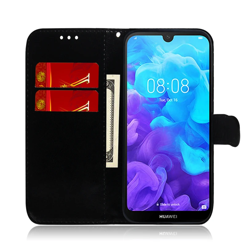 Glitter Leather Case For Huawei P30 P40 P20 Lite P50 Pro Flip Case Cover For Honor 10i 8A 9X 8X 20 10 9 50 Lite 7A Pro 7C 8S 20S
