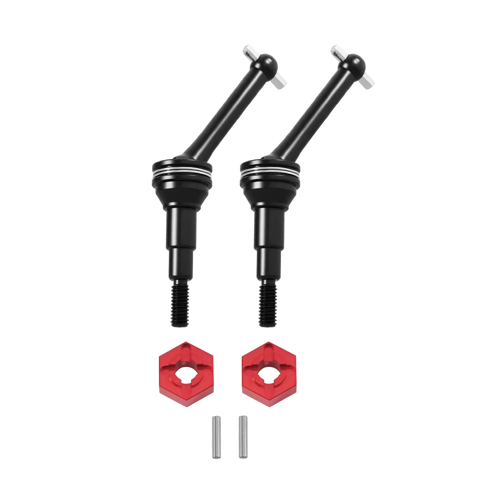 MJX Hyper Go 1/14 14301 14302 14303 14304 Metal CVD Drive Shaft & Hex Adapter Set Upgrade Parts