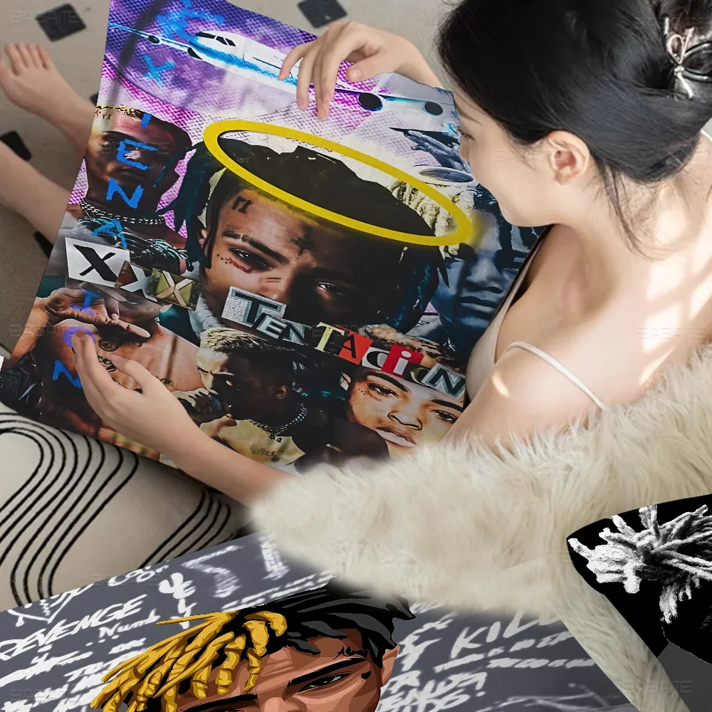 

Hip Hop Z-XXXTentacion Office Cushion Pillowcase Car Cushion Cover45X45CM Lumbar Pillowcase Sofa Pillowcover