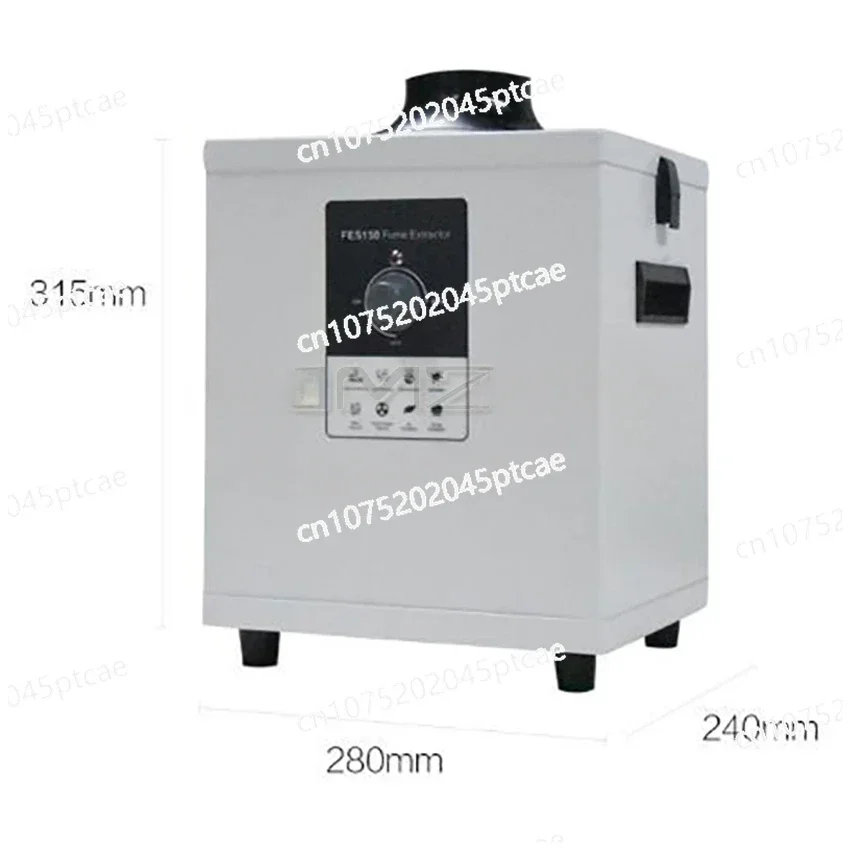 Laser Fume Extractor FES150 Soldering Smoke Absorber Purifier HEPA for Nail Salon,DTF Shaker,Laser Engraving 110V/220V