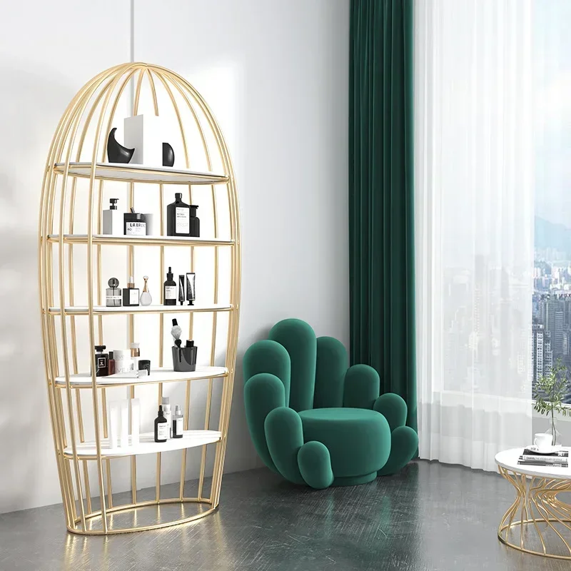 Luxury salon furniture manicure cabinet popular beauty salon product display stand