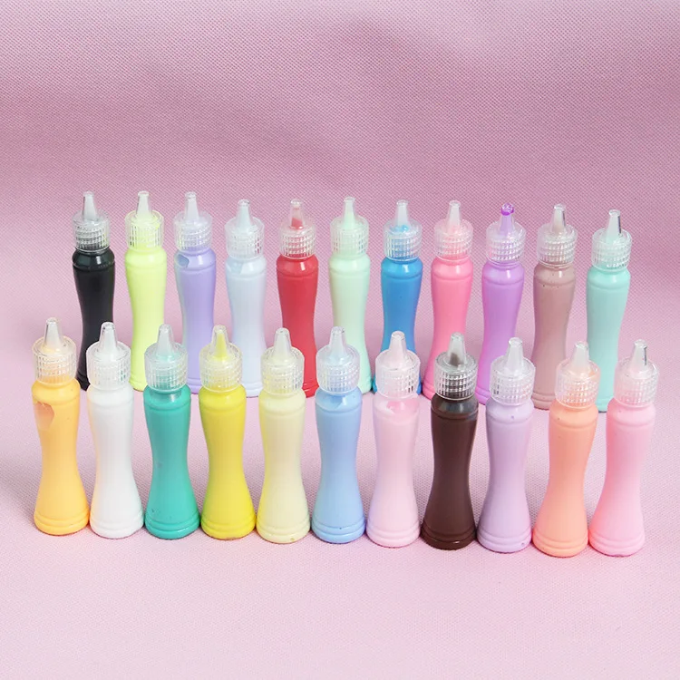 15ml Hourglass Bottle Simulation Jam Cream Glue Multi-use DIY Material For Mini Food Clay Decor Phone Case Handmade Crafts