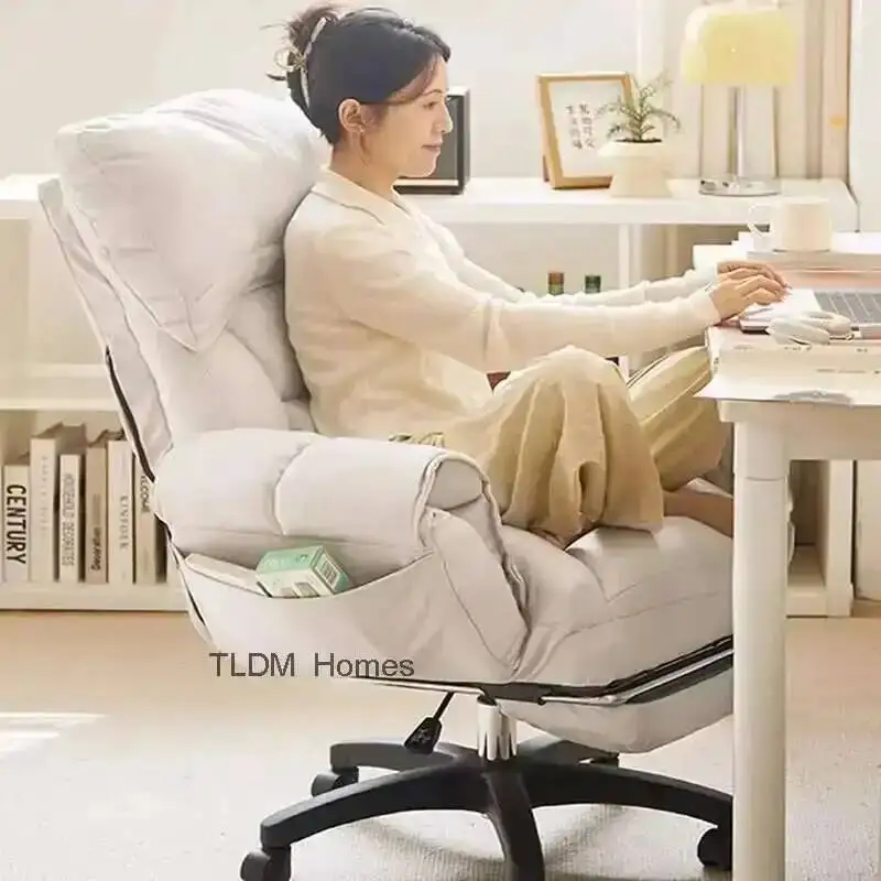 

Oficina Simple Office Chair Ergonomic Gaming Sillas Rolling Lazy Modern High Back Computer De Chair Mobile Furniture