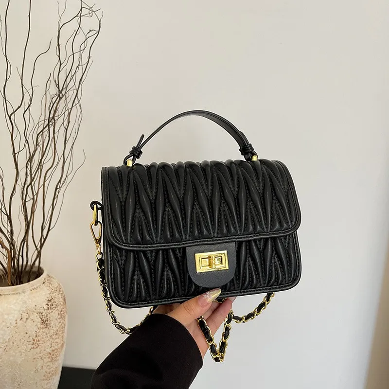 

Luxury Designer Paris Inspired Tote Bag - Elegant Vintage Crossbody Handbag Solid Color Large Capacity Women