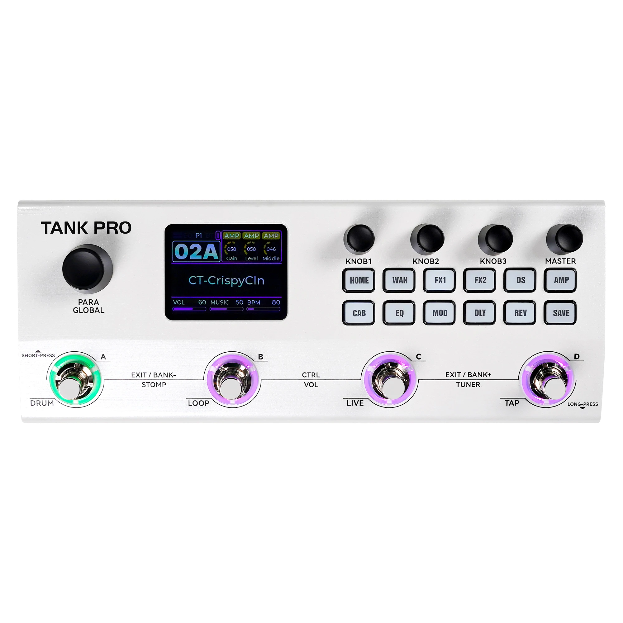 M-VAVE TANK PRO, 멀티 이펙트 기타 페달, - Looper Pedal Guitar 리뷰 및 가격