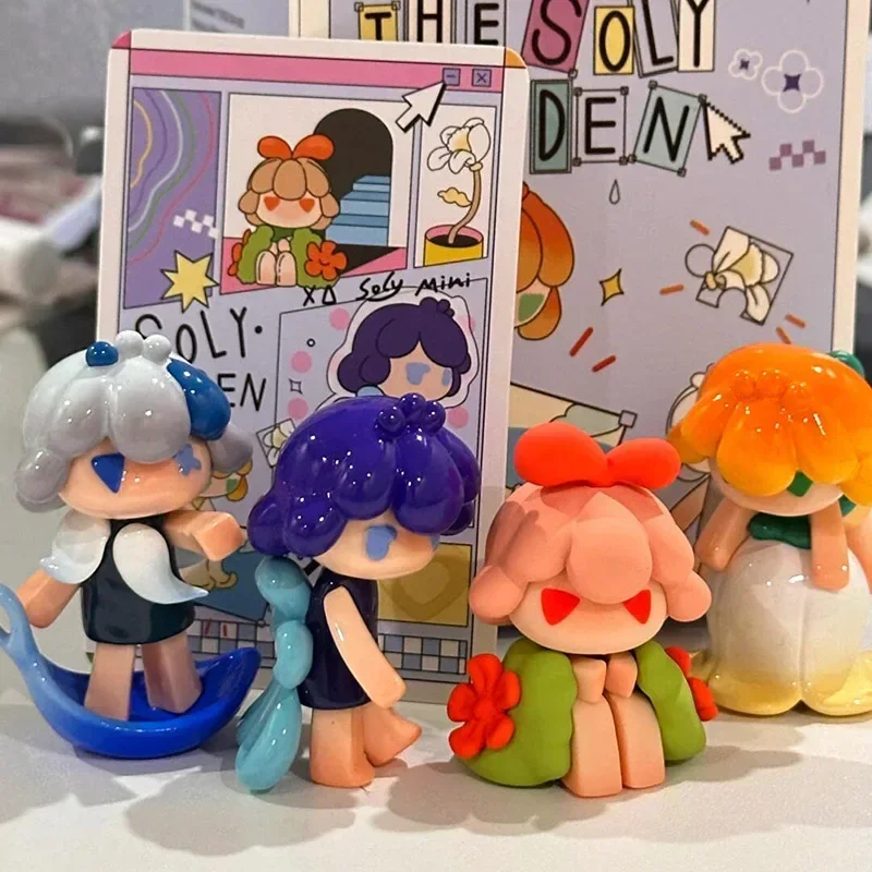 SOLY-MINI Full Personality Adorable Granule 2 Generation Series Blind Box Toys Mystery  Doll Anime Figure Ornament Girls Gift