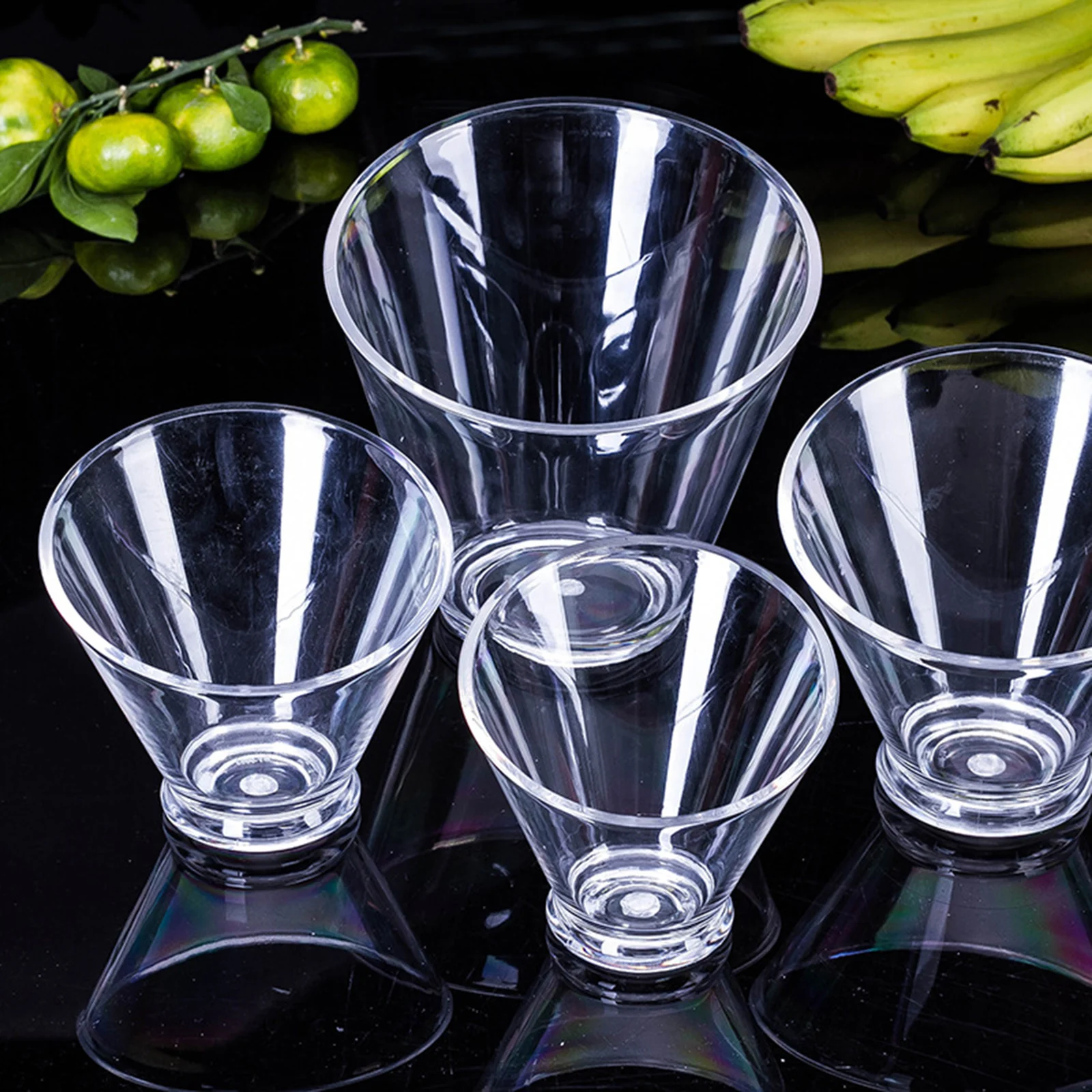 Acrylic Salad Bowl Vegetable Bowl Fruit Ice Bucket Wine Champagne Wine Chiller Wine Bottle Cooler Ice Barrel