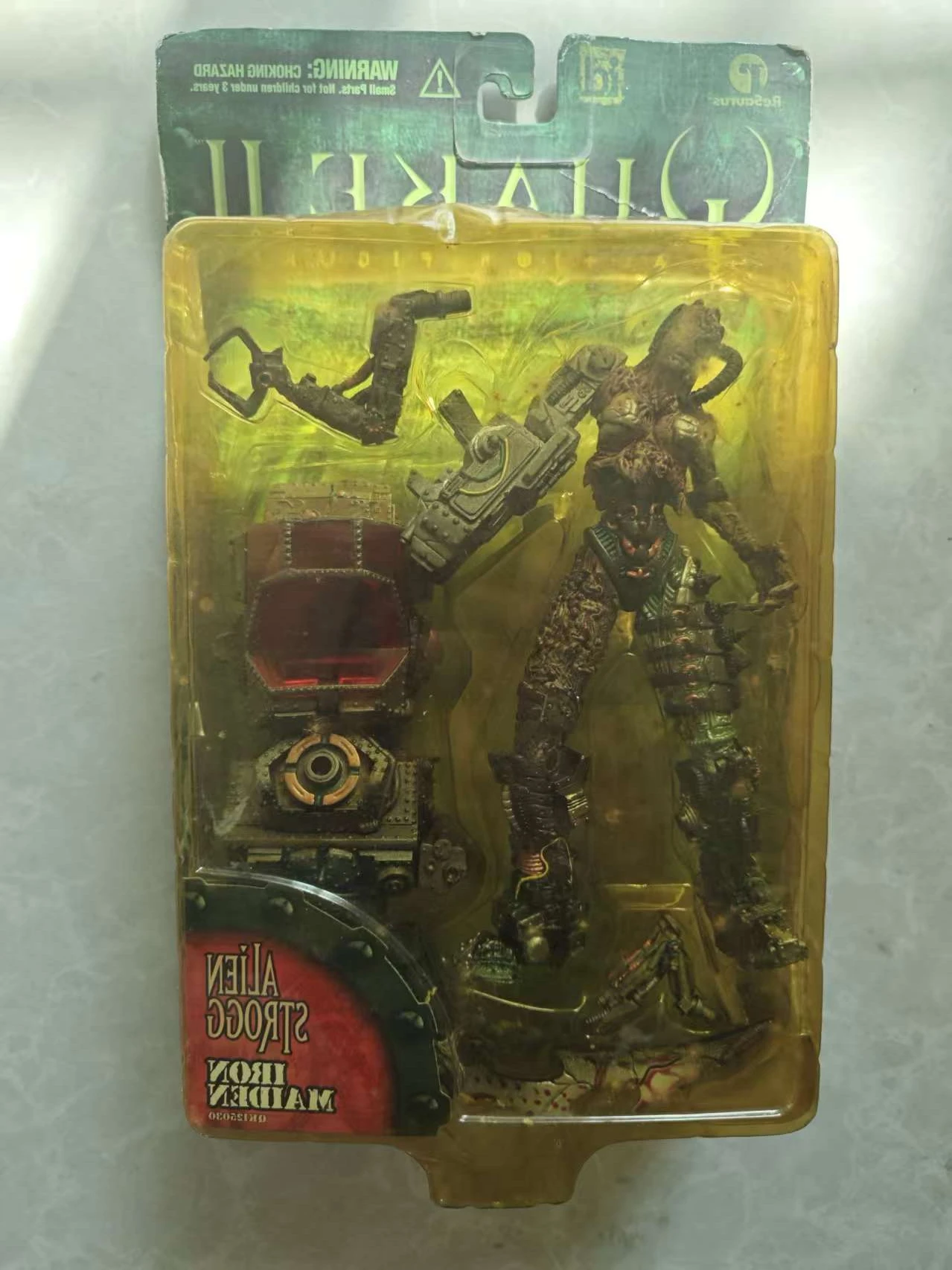 

Редкая фигурка Quake II ALIEN STROGG IRON MAIDEN 1998 ReSaurus 7 дюймов Series 1 Коробка слегка желтая
