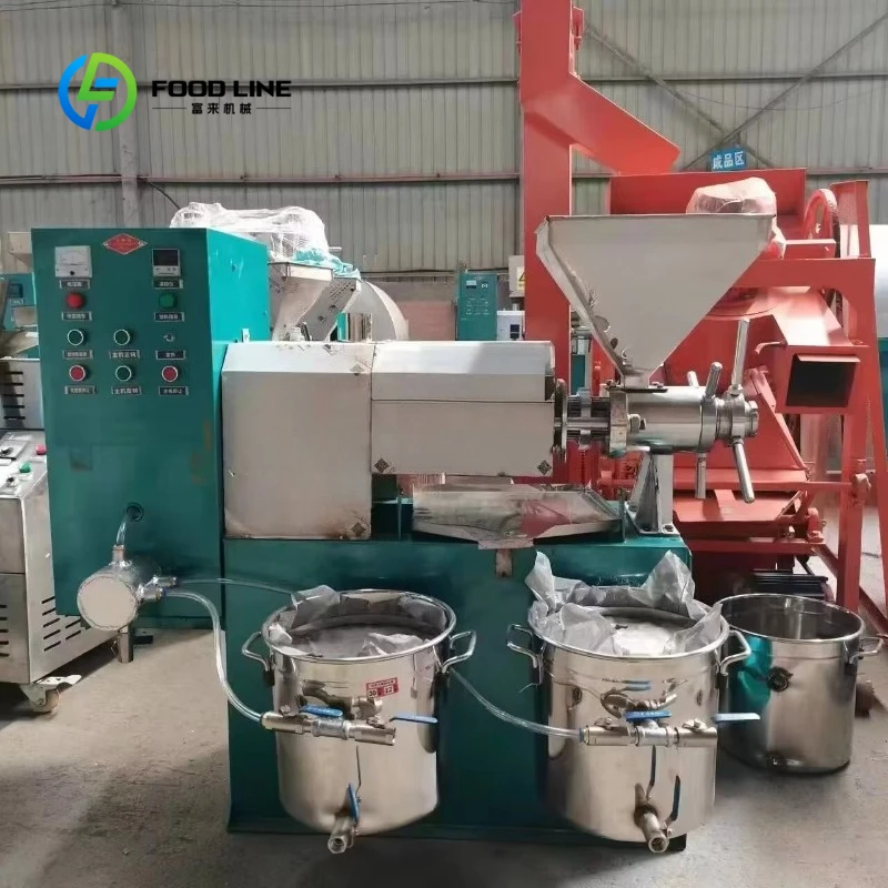 Customized Commercial Screw Type Oil Press Machine Automatic Temperature Control Oil Expeller for Peanut Sunflower Sesame