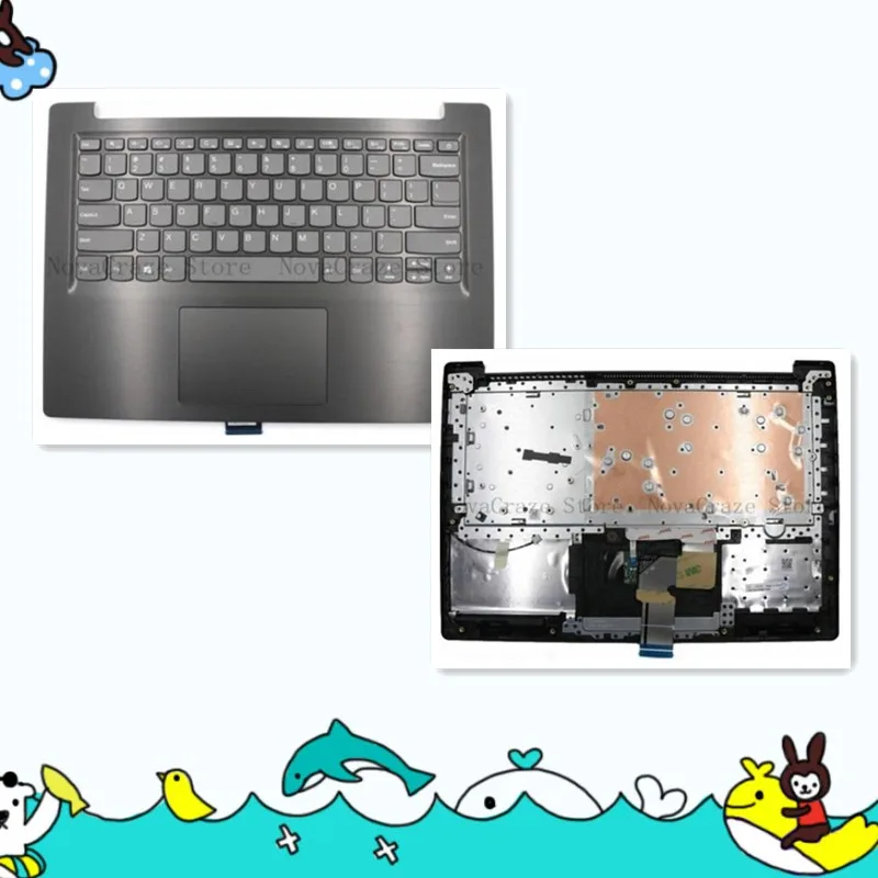 

5CB0W44190 5CB0Y9940 Новый верхний чехол для упора для рук V14-IIL V14-IGM с клавиатурой, версия 2019 года