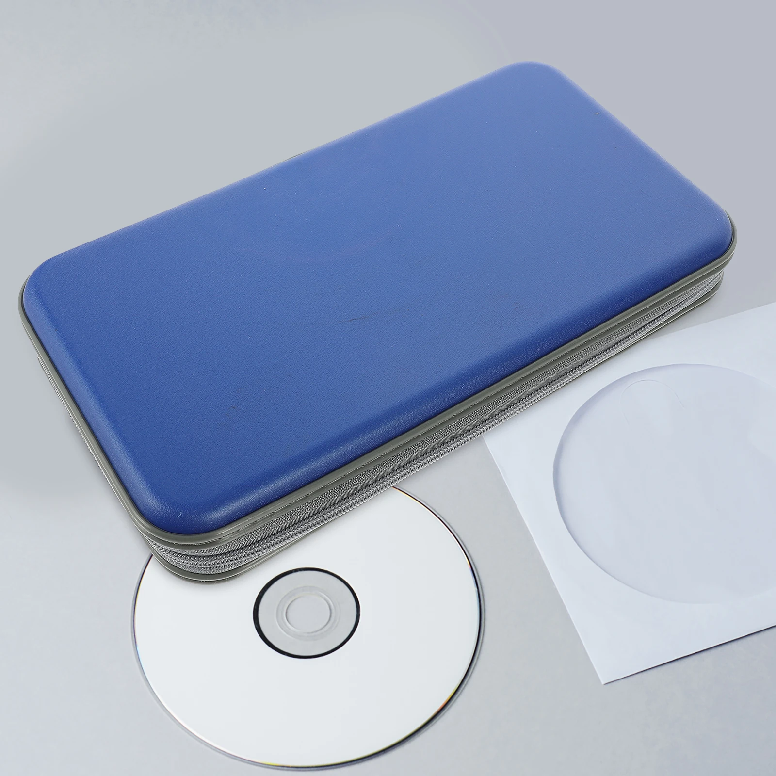 

Cd Storage Dvd Organizer Portable Case For Car Travel Lightweight Zipper Cd Wallet Large Capacity Disc Bag Case Caddy Disc