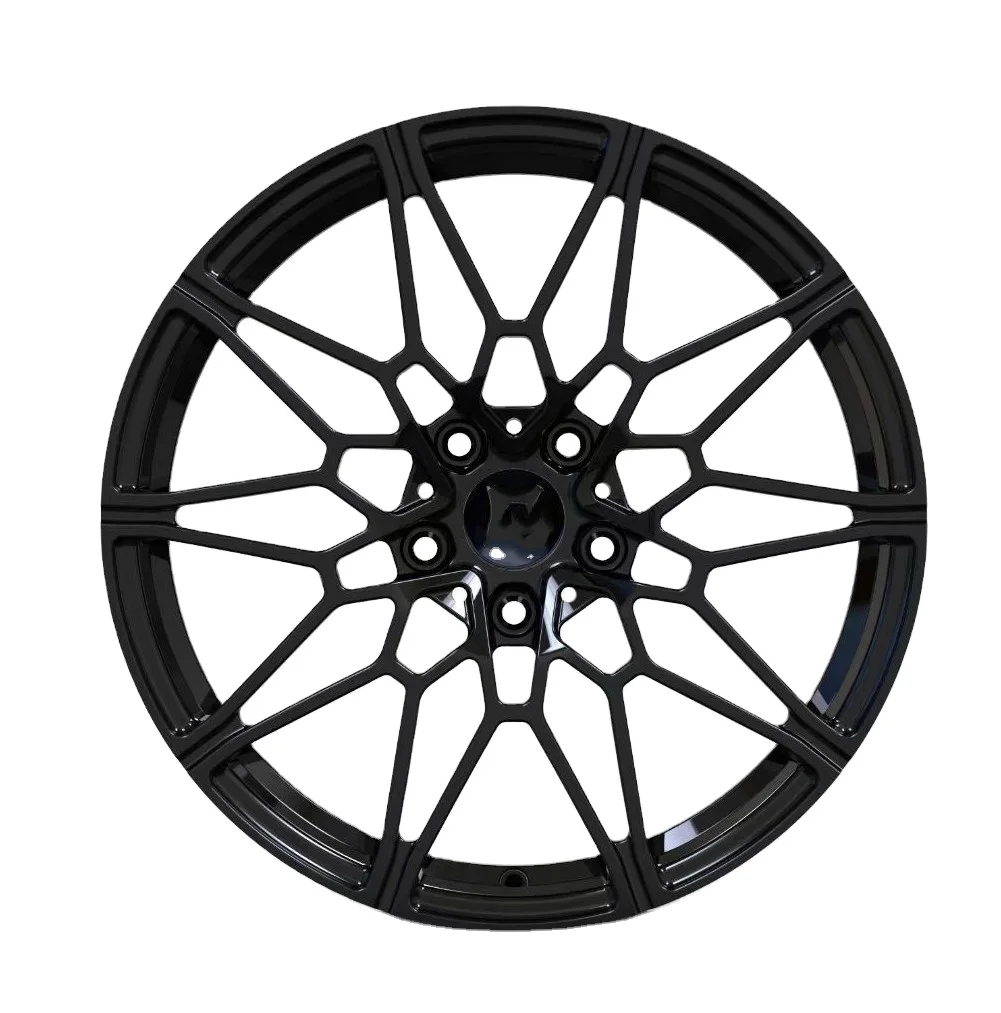 

New internet rotating design 18" 19" 20" gloss black color and machine face car alloy wheel with floating hub for mercedes-benz