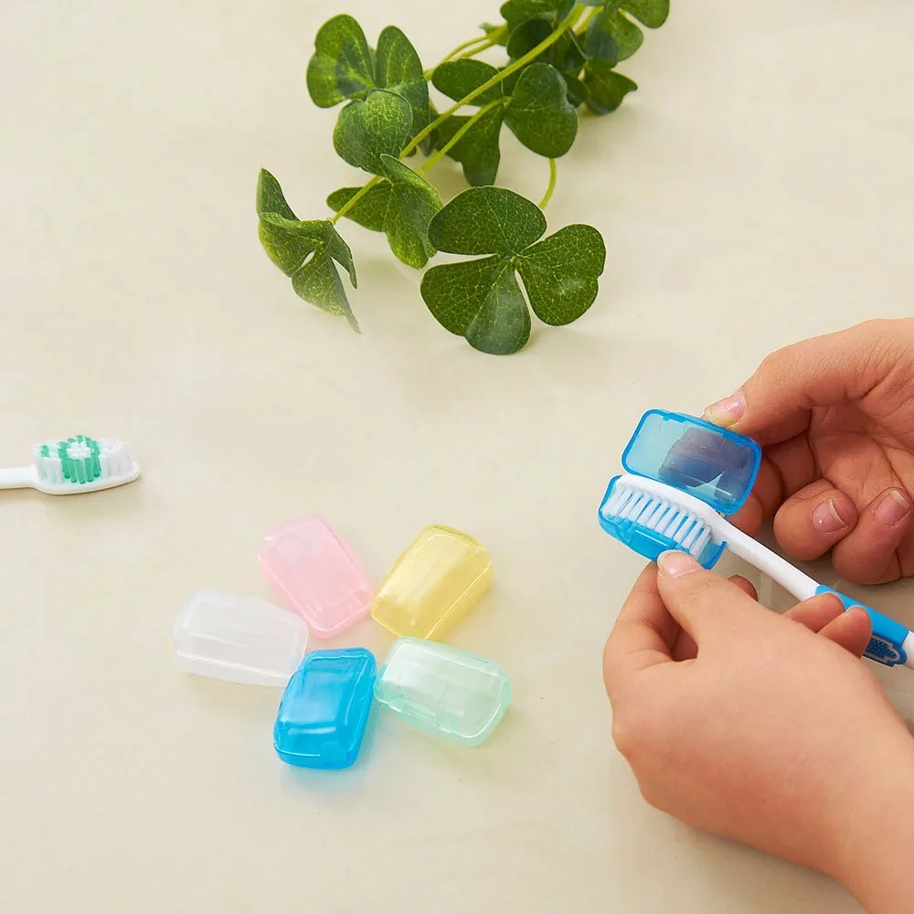 5Pcs/set Portable Toothbrush Cover Holder Health Germproof Toothbrushes Protector Travel Hiking Camping Brush Cap Case