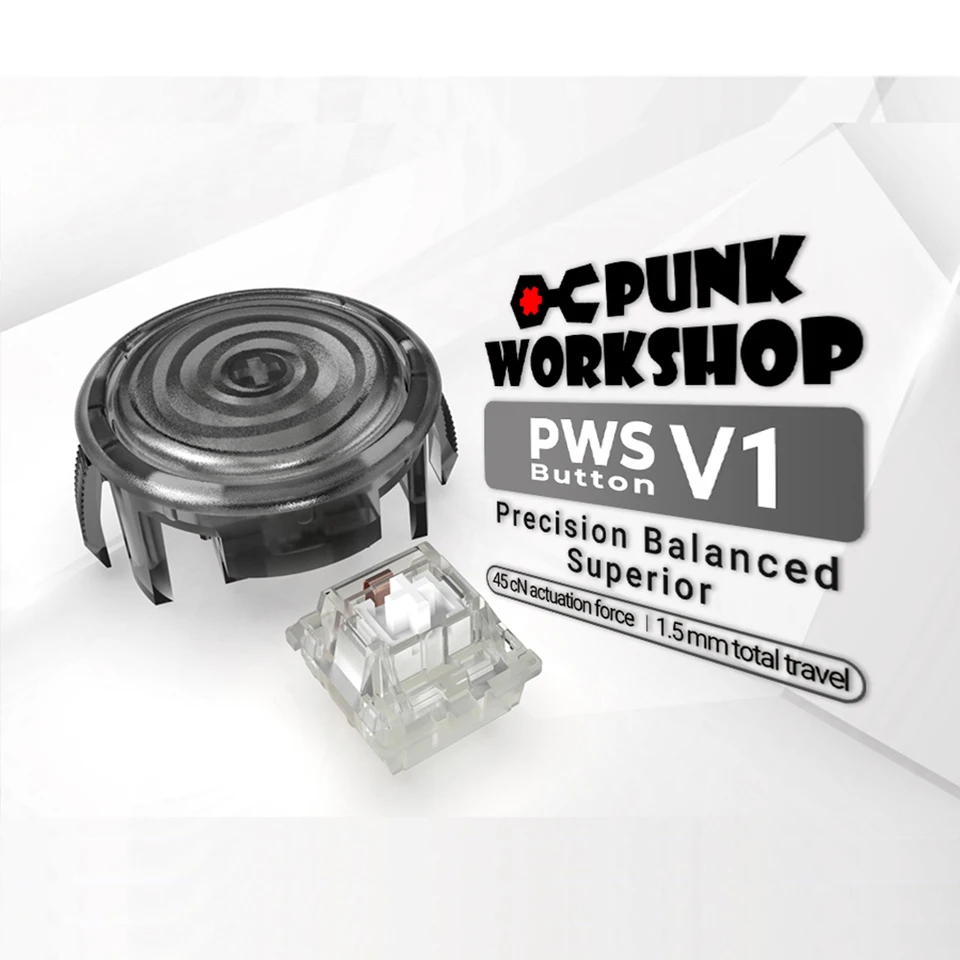 Punk Workshop 2pcs 30mm 14pcs 24mm Novo kit de botões de jogos PWS