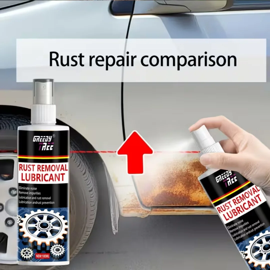 GREEDY TREE Rust Removal Lubricant Spray 100ml - Multi-Purpose Anti-Rust & Lubrication