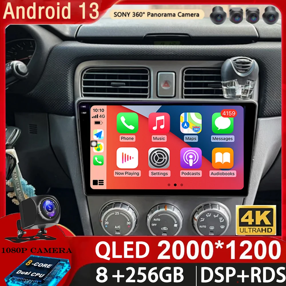 

Android 13 For Subaru Forester SG 2002 - 2008 2K QLED Android Car Radio Multimedia Video Player GPS Stereo CarPlay 4G Head Unit