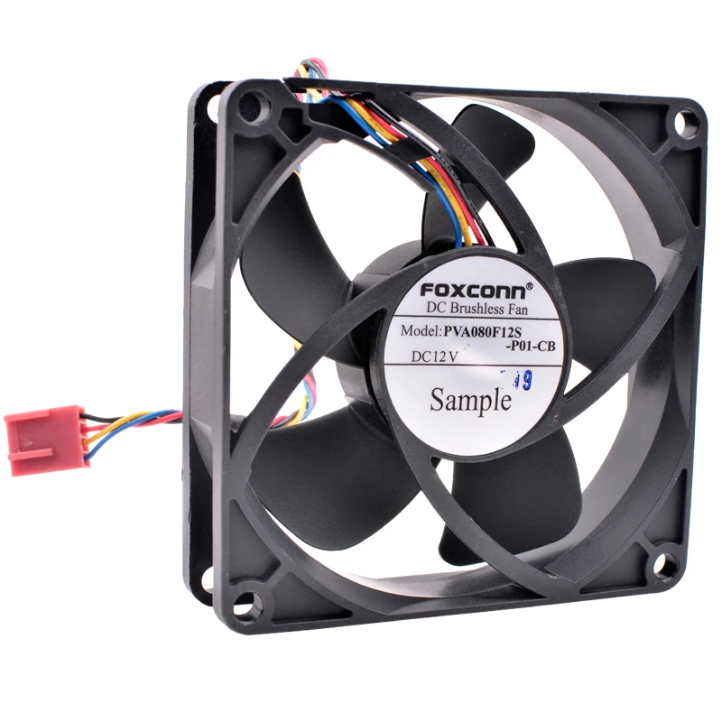 

Original Product PVA080F12S 8cm 8020 80x80x20mm 80mm fan DC12V 4 lines pwm computer chassis motherboard CPU cooling fan