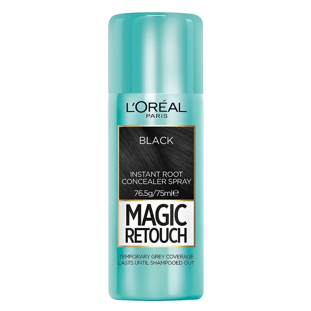 Loreal Paris magic touch up мгновенное покрытие корней белый консилер спрей временное серое покрытие блонд коричневый черный 75 мл