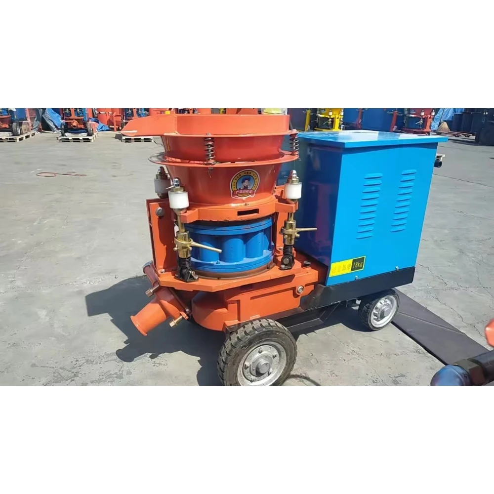 Lightweight Portable Shotcrete Machine Compact Concrete Spraying Plastering Machine Easy to Transport for Outdoor Works